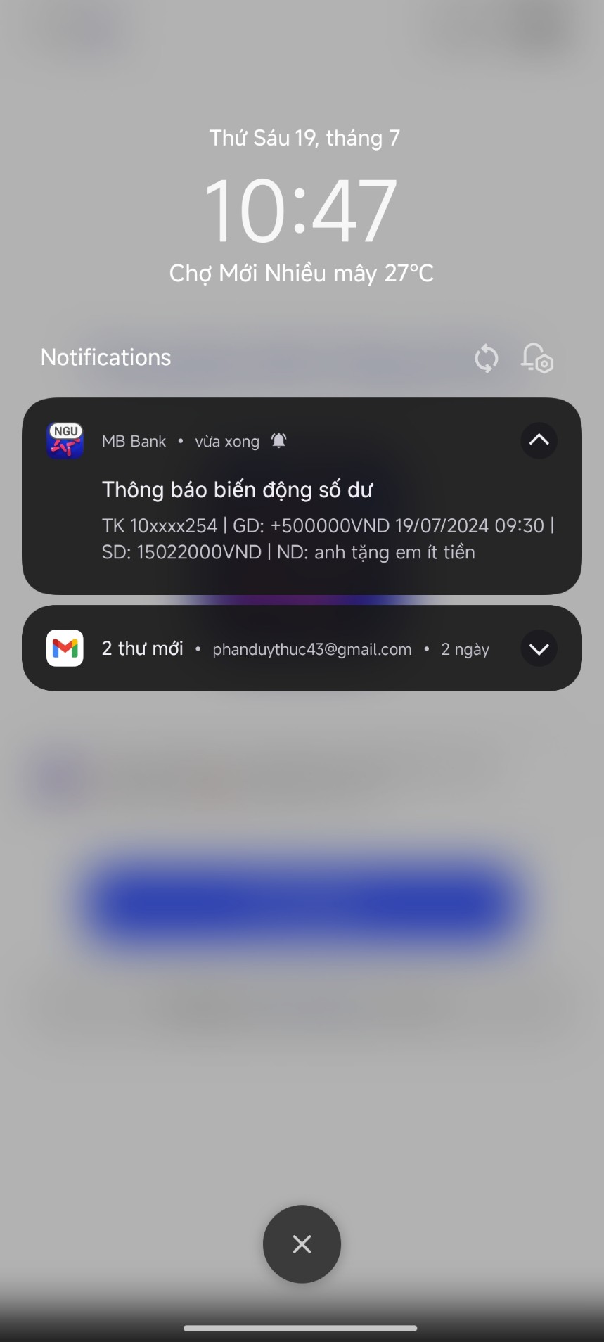 APP FAKE THÔNG BÁO BDSD MB BANK - HỖ TRỢ ANDROID APK