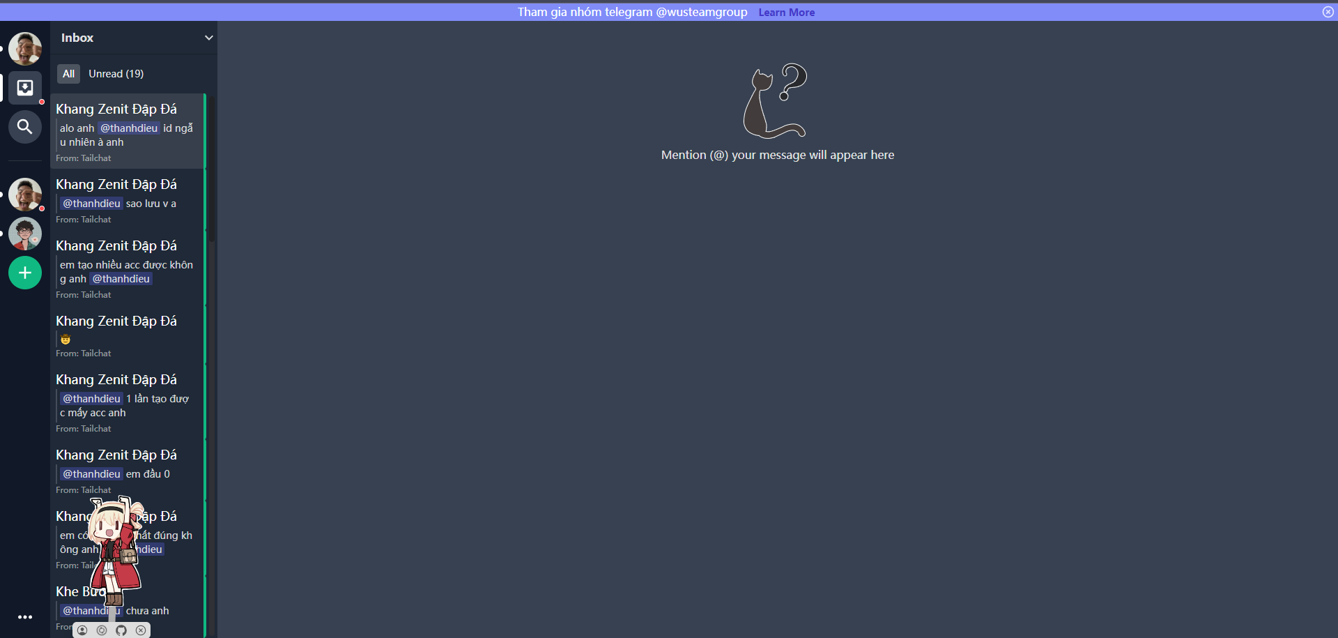 SOURCE CODE TRÒ CHUYỆN DỰA TRÊN DISCORD - TAILCHAT
