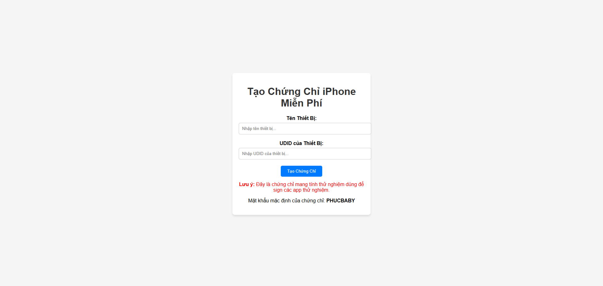  SOURCE CODE TẠO CHỨNG CHỈ IPHONE DEV MIỄN PHÍ - WusTeam