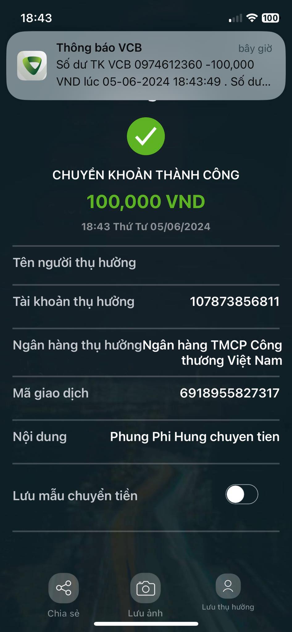 IPA VIETCOMBANK FAKE MIỄN PHÍ ( IOS )