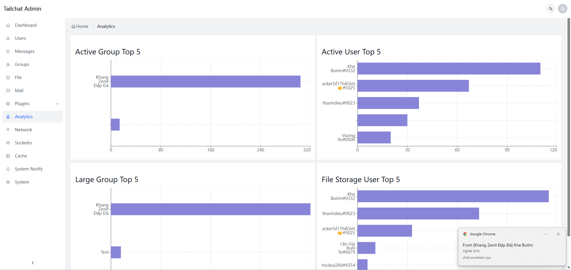 SOURCE CODE TRÒ CHUYỆN DỰA TRÊN DISCORD - TAILCHAT