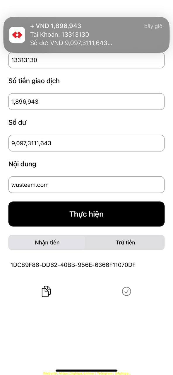 SHARE APP BIẾN ĐỘNG SỐ DƯ [ TECHCOMBANK ] MIỄN PHÍ